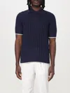 Brunello Cucinelli Polo Shirt  Men Color Blue In Blue