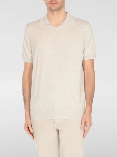 Brunello Cucinelli Cotton Polo Shirt In Neutrals