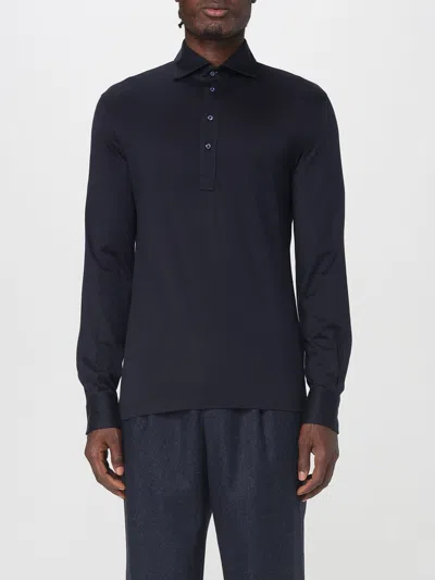 BRUNELLO CUCINELLI POLO SHIRT BRUNELLO CUCINELLI MEN COLOR NAVY,H17258045