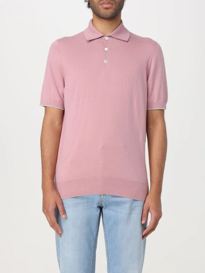 Brunello Cucinelli Polo Shirt  Men Color Pink