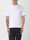 Brunello Cucinelli Chest Logo Cotton Crewneck T-shirt In White
