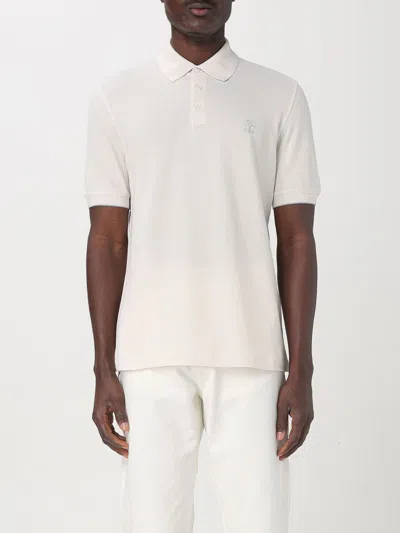 Brunello Cucinelli Polo Shirt  Men Color White 2 In White 2