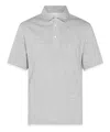 Brunello Cucinelli Layered Short-sleeved Polo Shirt In Grey