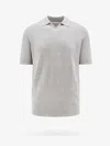 Brunello Cucinelli Polo Shirt In Grey