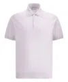 Brunello Cucinelli Cotton Polo Shirt In Pink