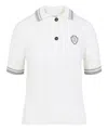 Brunello Cucinelli Logo Short-sleeved Polo T-shirt In White