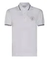 Brunello Cucinelli White Polo Shirt With Logo Printed On The Front In Cotton Jersey Woman In White