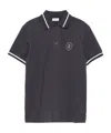 Brunello Cucinelli Polo Shirt With Lapel Short Sleeve In Black