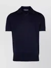 Brunello Cucinelli Polo Shirt With Ribbed Collar And Short Sleeves