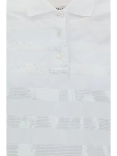 Brunello Cucinelli Polo Shirts In Bianco