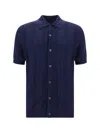 Brunello Cucinelli Polo Shirt In Blue