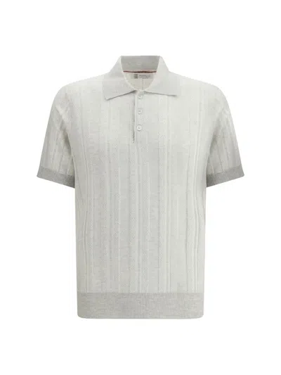Button-fastening Short-sleeve Polo Shirt In Gray from Saks OFF 5TH
