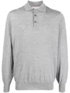 Brunello Cucinelli Men Polo-style Lightweight Sweater
