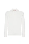 Brunello Cucinelli Polo-style Sweater In White