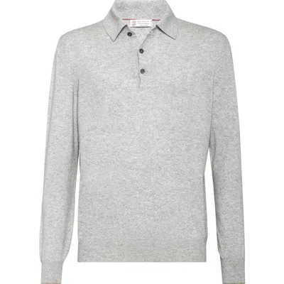 BRUNELLO CUCINELLI BRUNELLO CUCINELLI POLO-STYLE SWEATER