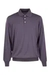 Brunello Cucinelli Men Polo Style Sweater
