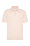 Brunello Cucinelli Polo-style Sweater In Light Pink