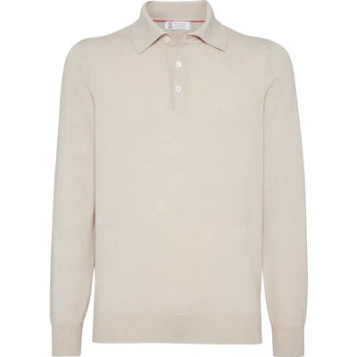 BRUNELLO CUCINELLI BRUNELLO CUCINELLI POLO-STYLE SWEATER