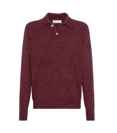 BRUNELLO CUCINELLI POLO-STYLE SWEATER