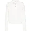 Brunello Cucinelli Polo-style Sweater In White