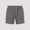 Brunello Cucinelli Logo Swim Shorts In Beige
