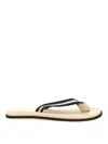 Brunello Cucinelli Multicolor Slip On Flip-flops In Multicolour