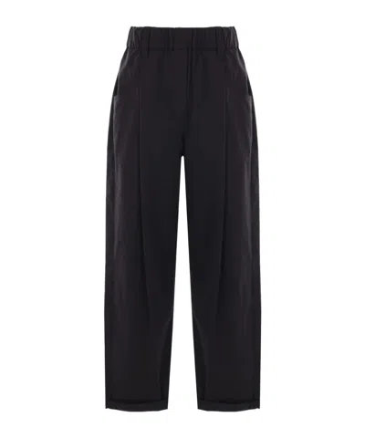 BRUNELLO CUCINELLI BRUNELLO CUCINELLI EMBELLISHED LIGHTWEIGHT POPLIN FIVE-POCKET TRACK TROUSERS