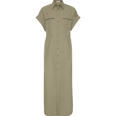 Brunello Cucinelli Monile Chemiser Dress Dresses Green