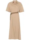 Brunello Cucinelli Women Cotton Belted Dress