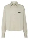 Brunello Cucinelli Stretch Poplin Shirt