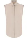 Brunello Cucinelli Shirts In Neutrals