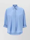 Brunello Cucinelli Poplin Shirt Rolled Cuffs