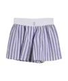 Brunello Cucinelli Poplin Track Shorts In White