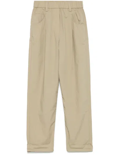 BRUNELLO CUCINELLI POPLIN TROUSERS