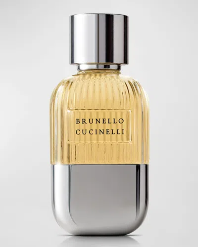 Brunello Cucinelli Pour Homme Eau De Parfum, 3.4 Oz. In White