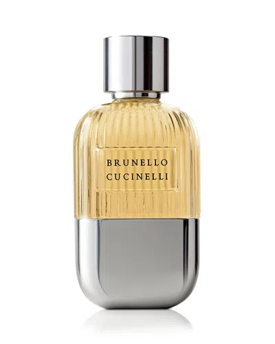 Brunello Cucinelli Pour Homme Eau De Parfum Refillable Spray 5 Oz. In Transparent