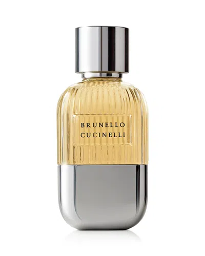 Brunello Cucinelli Pour Homme Eau De Parfum Spray 3.4 Oz. In Transparent