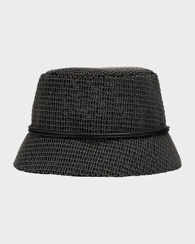Brunello Cucinelli Precious Bucket Hat In Black