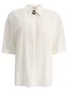 Brunello Cucinelli Precious Buttonhole Shirts White In White