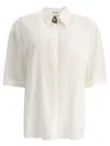 Brunello Cucinelli Precious Buttonhole Shirts White In White