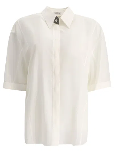 BRUNELLO CUCINELLI BRUNELLO CUCINELLI "PRECIOUS BUTTONHOLE" SHIRT