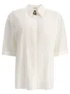 Brunello Cucinelli Precious Buttonhole Shirts White