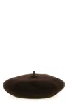 Brunello Cucinelli 'soft Round Loop Detail' Beanie In Brown