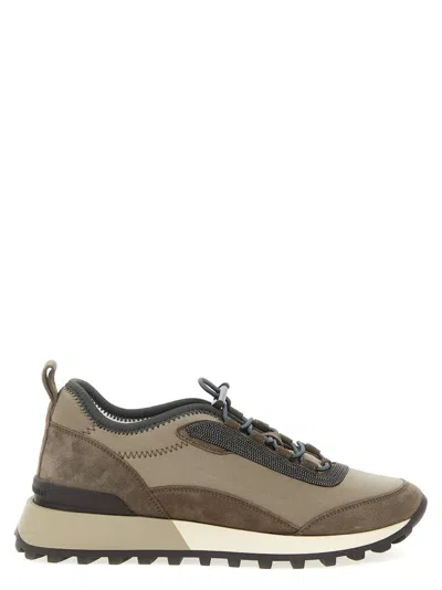 BRUNELLO CUCINELLI BRUNELLO CUCINELLI 'PRECIOUS DETAIL' SNEAKERS