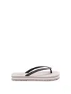 Brunello Cucinelli Infradito Con Decorazione Monili In Gray