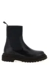 Brunello Cucinelli Precious Loop Detail Ankle Boots In Black