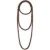 Brunello Cucinelli Precious Loops Necklace In Bronze