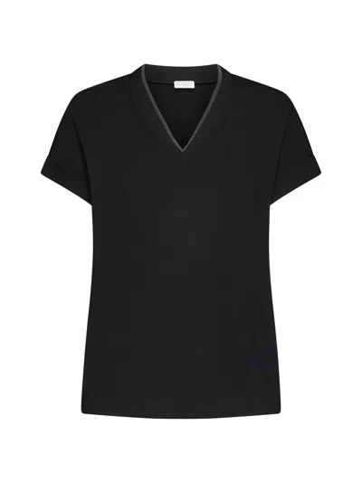 BRUNELLO CUCINELLI PRECIOUS NECKLINE T-SHIRT