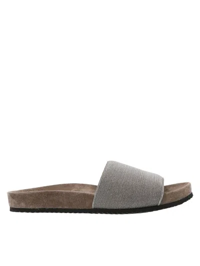 BRUNELLO CUCINELLI SANDALIAS - PLATA