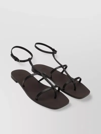 Brunello Cucinelli Precious Strap Flat Sole Open Toe Sandals